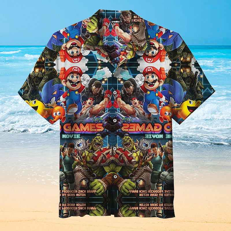 Video Games The Movie Universal Hawaiian Shirt