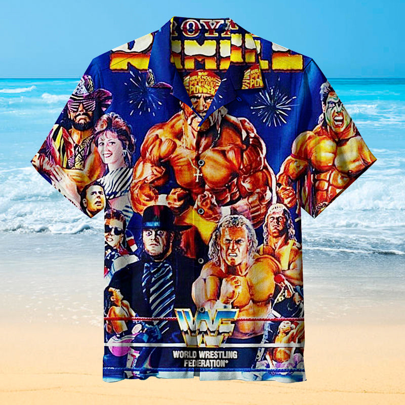 WWE Royal Rumble Universal Hawaiian Shirt