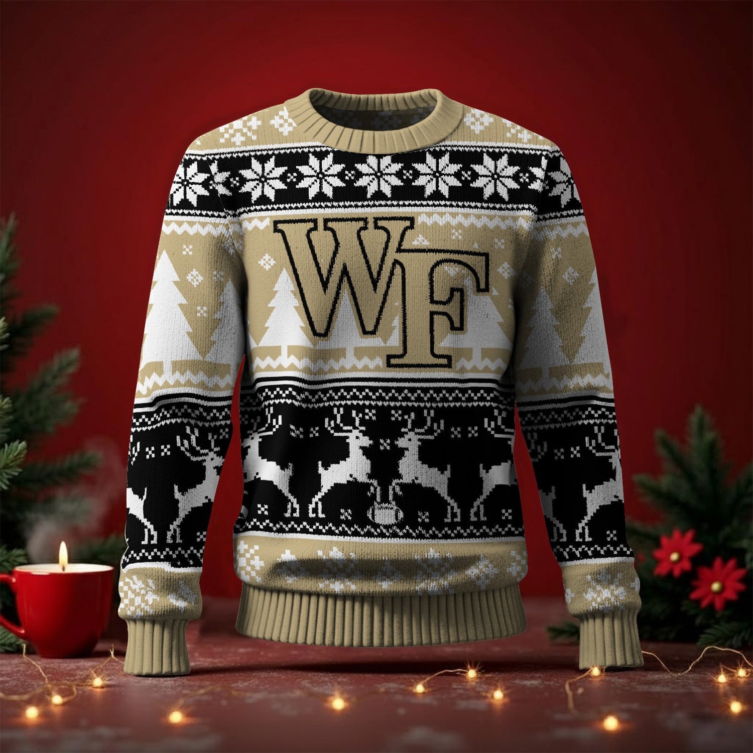 Wake Forest Demon Deacons Ugly Sweater