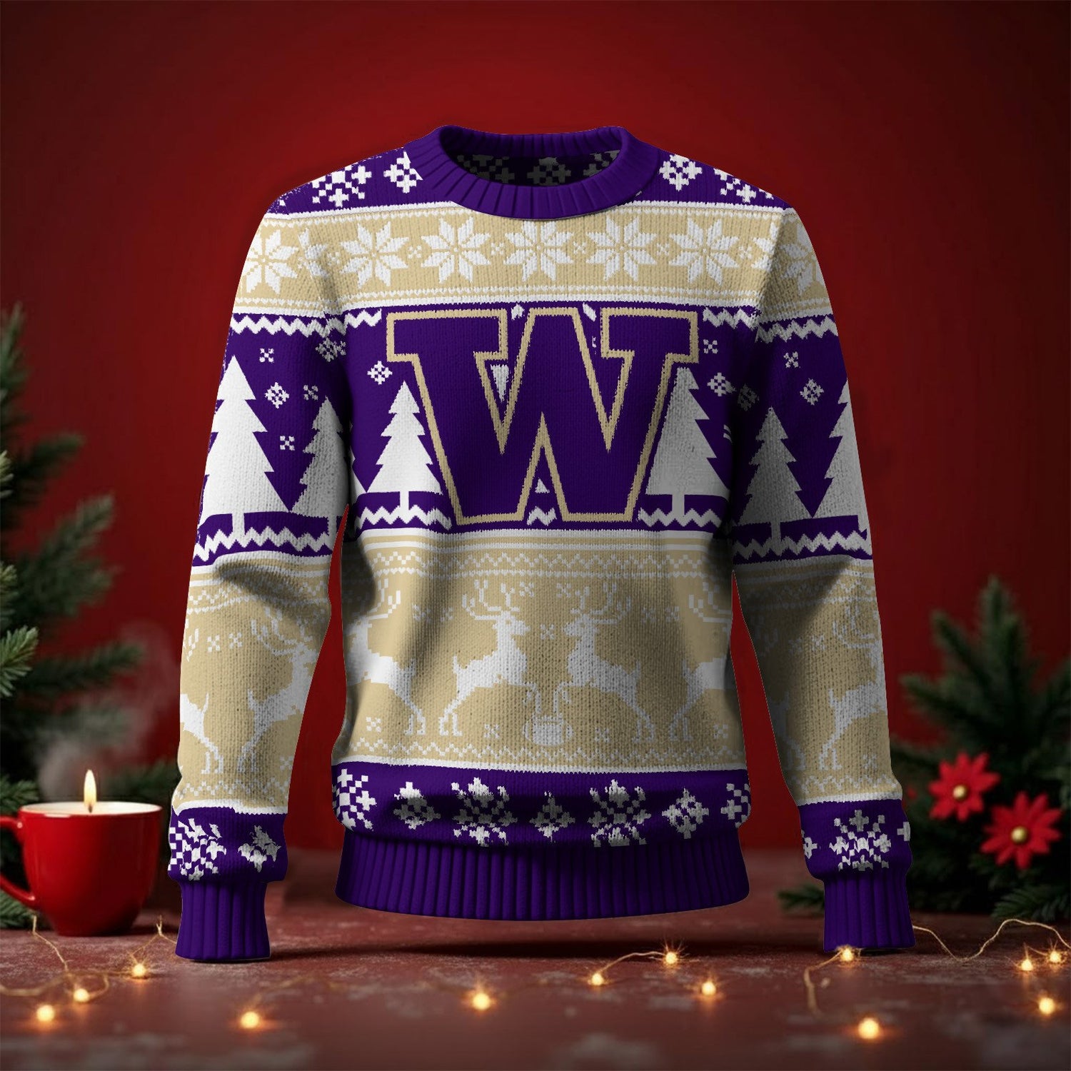 Washington Huskies Ugly Sweater
