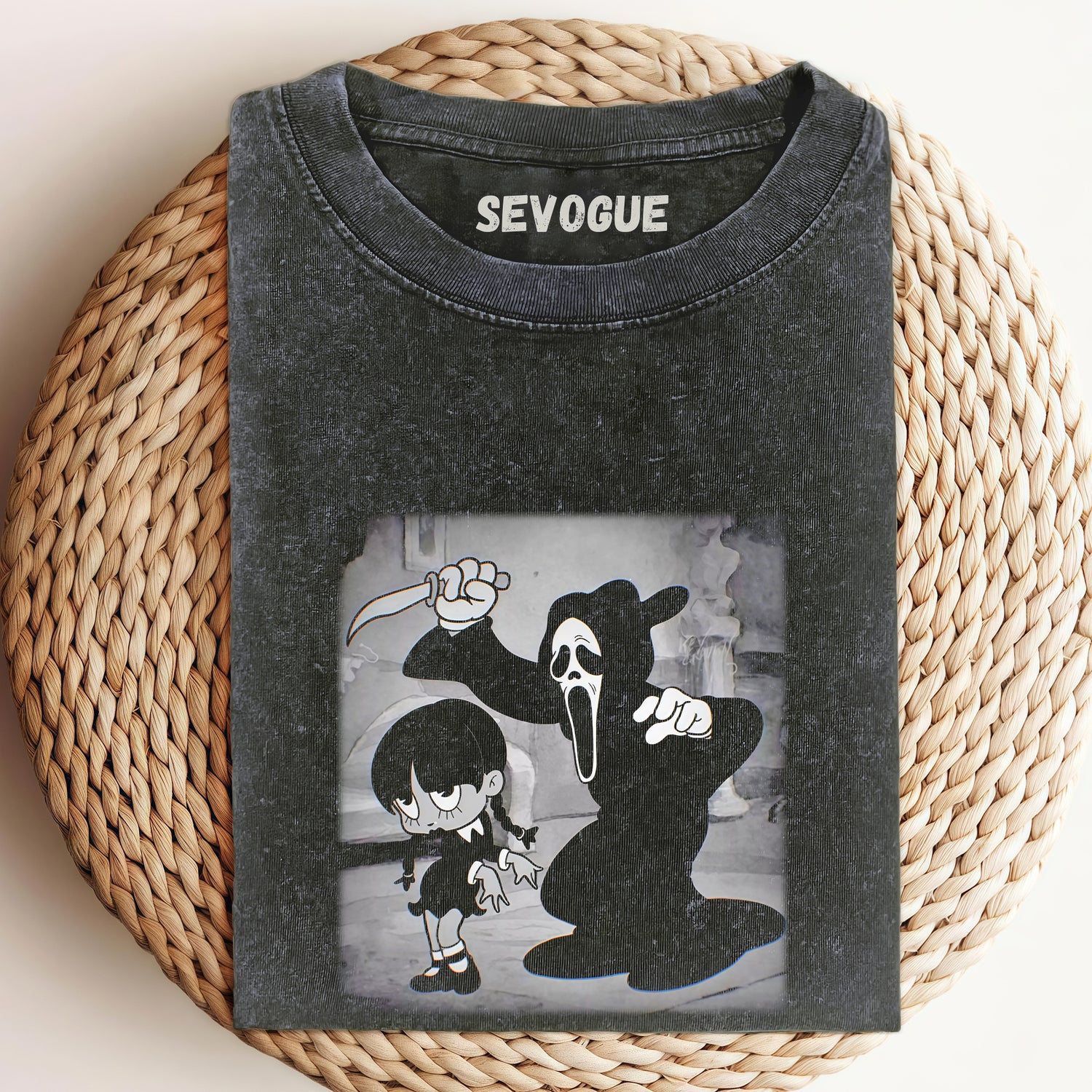 Wednesday And Scream Unisex Tee, Sweatshirt & Hoodi