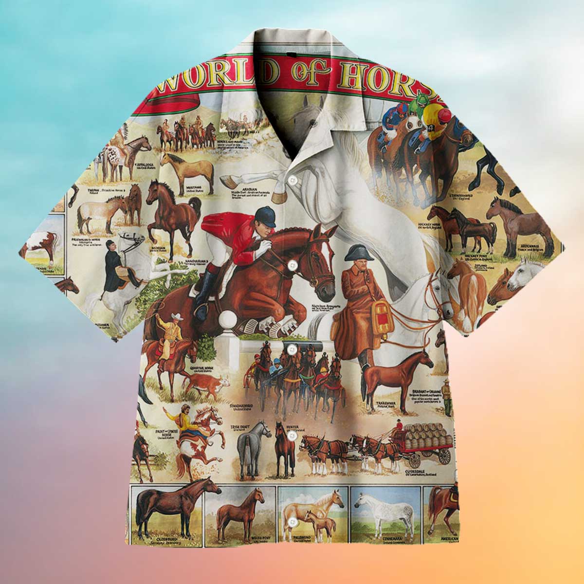 World Of Horse Universal Hawaiian Shirt